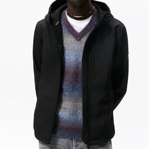 Zara mens hooded technical jacket